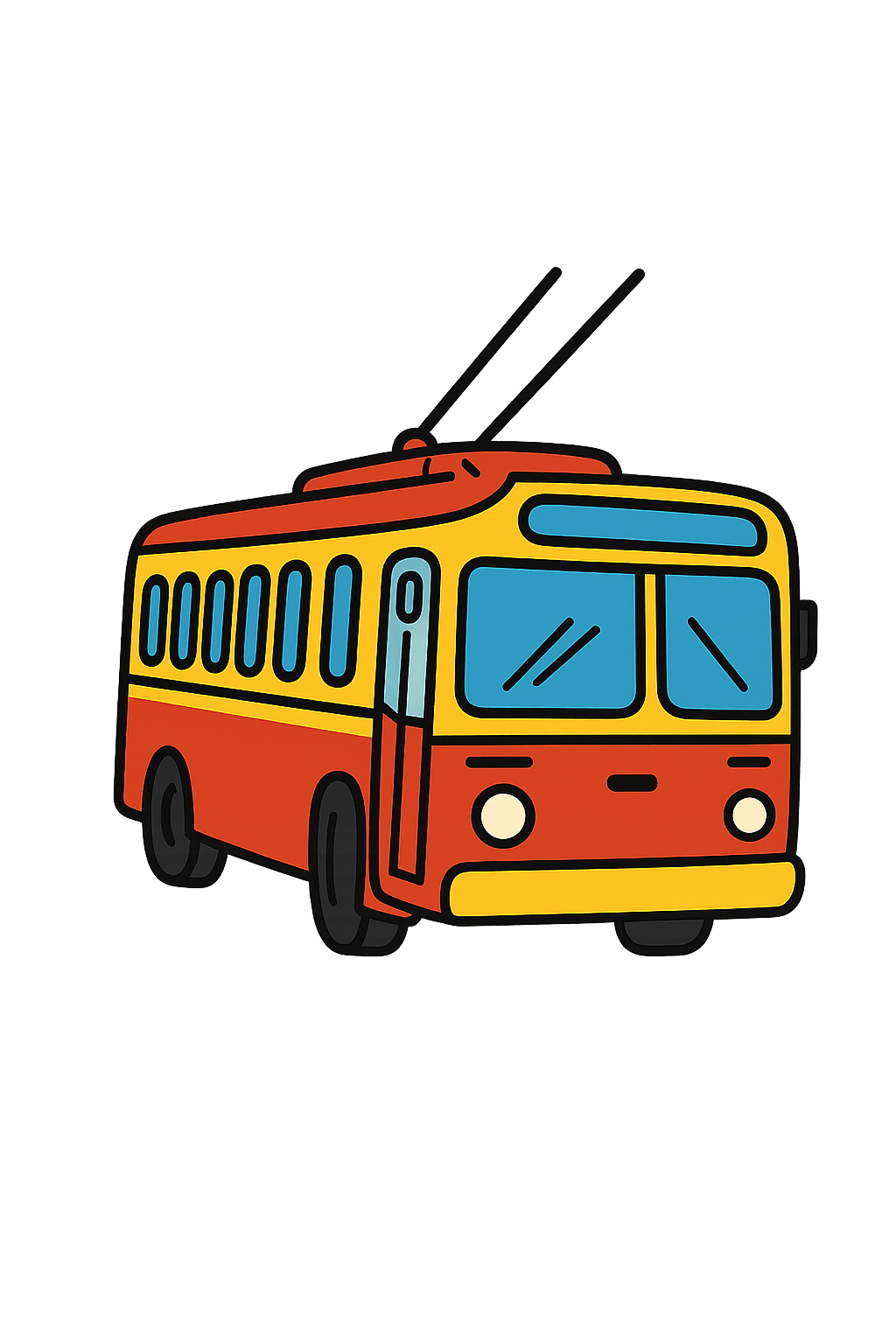 Ícono de movilidad (trolley)