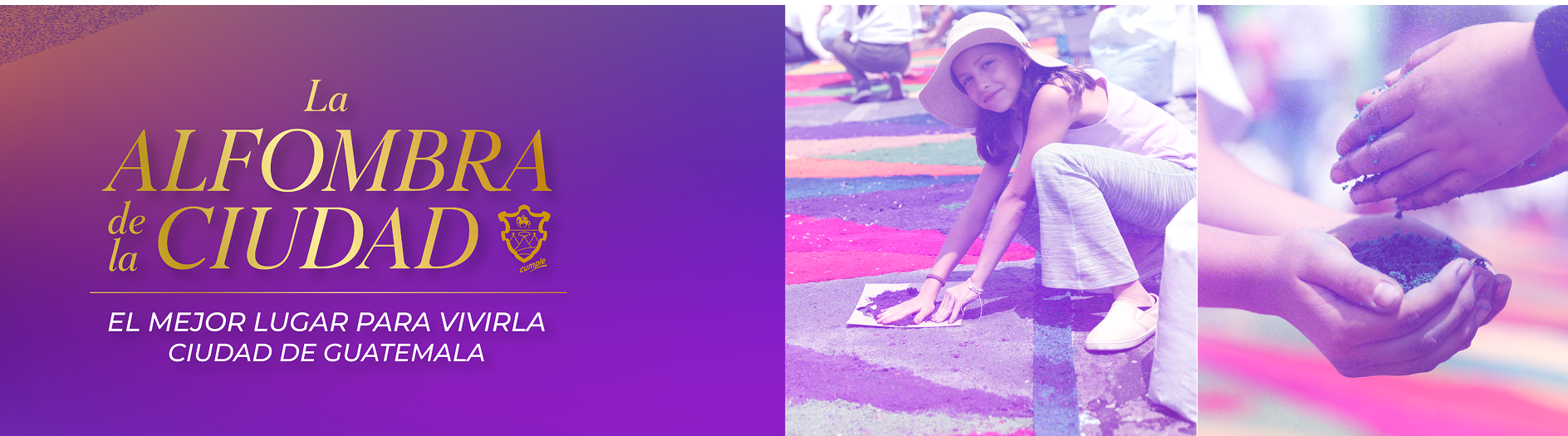 alfombra en la ciudad